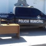 Patrulla, droga y arma aseguradas