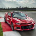 The ZL1 features a supercharged LT4 6.2L V-8 Small Block engine, with intake and exhaust systems tailored for Camaro. It is rated at an estimated 640 horsepower (477 kW) and 640 lb-ft of torque (868 Nm), backed by a standard six-speed manual transmission or all-new, available paddle-shift 10-speed automatic. The 10-speed automatic has 7.39 overall ratio for smaller steps between gears. It enables the LT4 engine to remain at optimal rpm levels during acceleration, particularly when exiting corners, for quicker laps and lightning-quick responses on both up- and down-shifts.