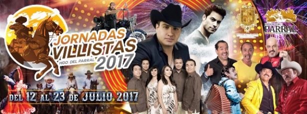 Del 12 al 23 de Julio las “Jornadas Villistas 2017”, una fiesta de calidad