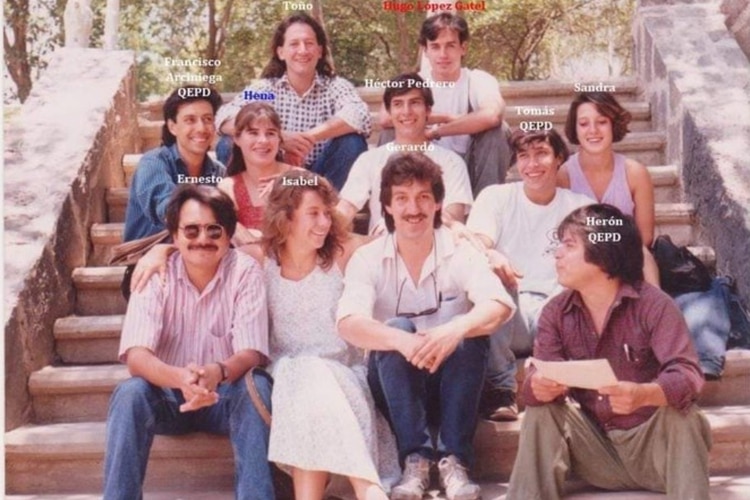 Hugo López-Gatell en su época universitaria (Foto: Twitter@hebertosinlao)