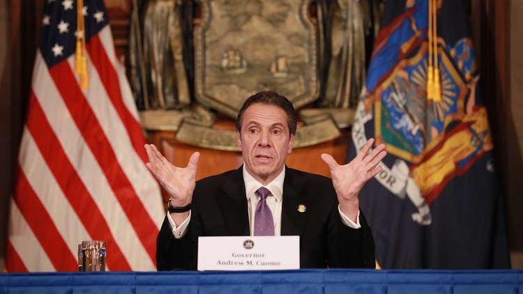 Andrew Cuomo, gobernador de Nueva York (Matthew Cavanaugh/Getty Images/AFP)