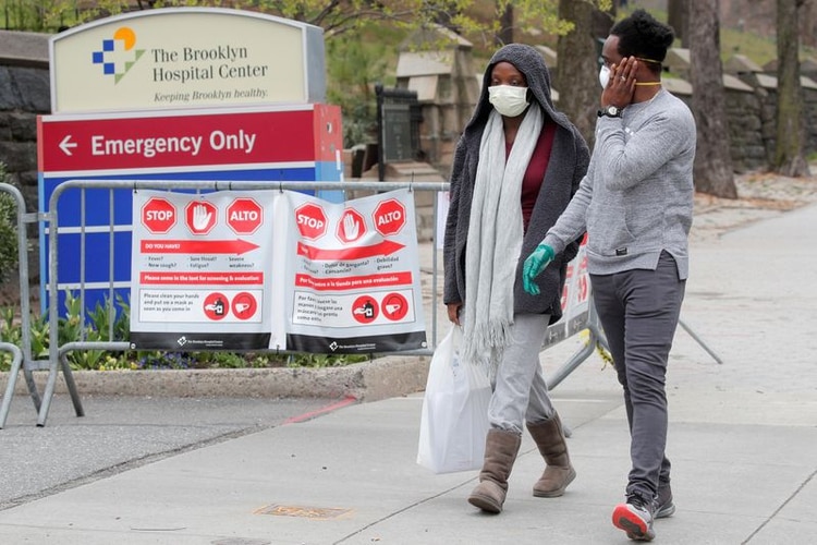Estados Unidos es uno de los países más golpeados por el coronavirus (Foto: Brendan McDermid/ Reuters)