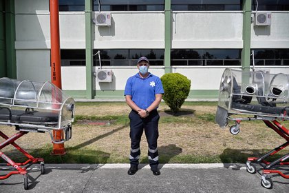 El uso de cubrebocas en las instalaciones militares y en los patrullajes es obligatorio.
Foto: Alfredo Estrella / AFP