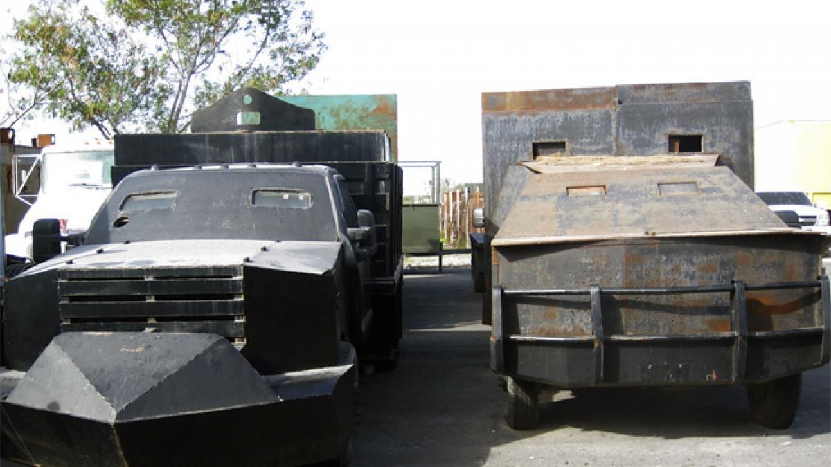 Incautan 6 “monstruos”, vehículos con blindaje artesanal utlizados por el  narco en Tamaulipas – Bajo Palabra