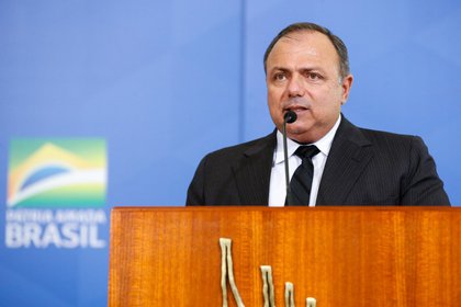 El ministro de Salud de Brasil, Eduardo Pazuello