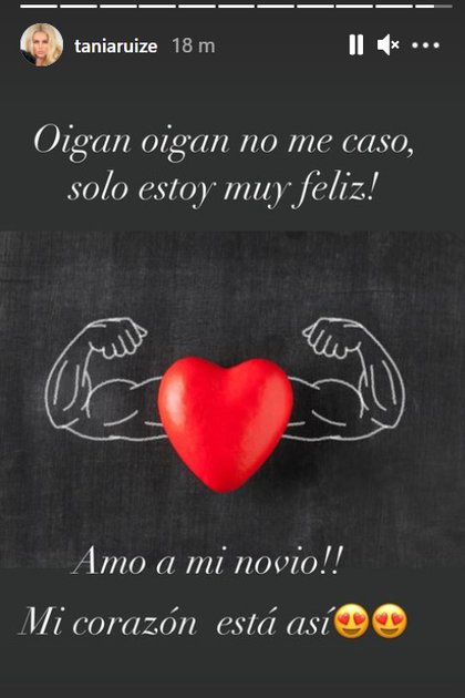 Tania ya aclaró que no se casa