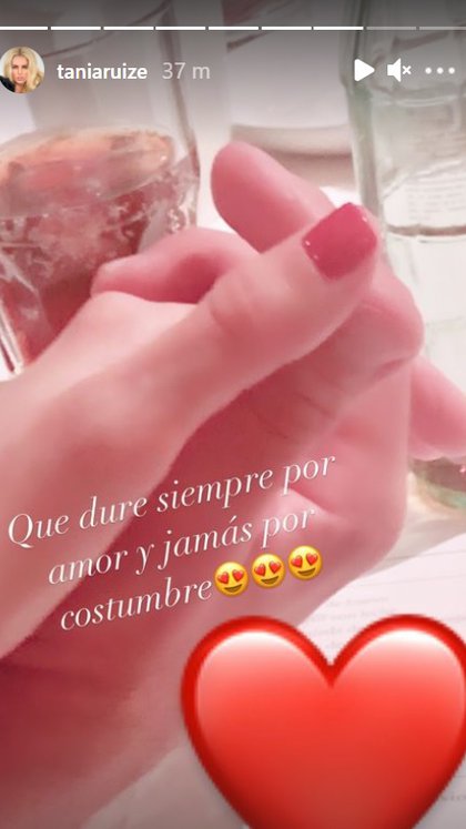 La primera foto de Tania Ruiz que generó revuelo