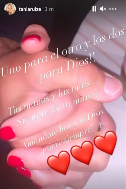 Otro mensaje de amor de Tania donde daría a entender que ya se comprometió con el ex presidente mexicano