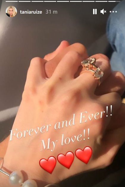 El anillo que lució Tania