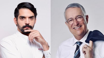 Antonio Attolini y Ricardo Salinas Pliego (Foto: Twitter@AntonioAttolini/@RicardoBSalinas)