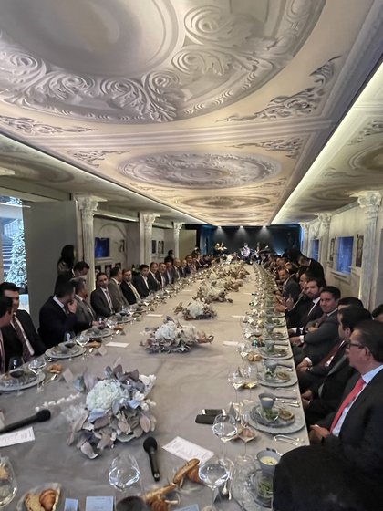 Antonio Attolini y Ricardo Salinas Pliego (Foto: Twitter@RicardoBSalinas)