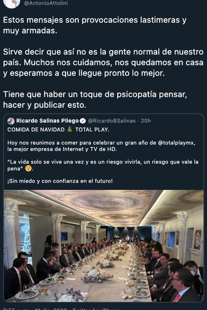 Antonio Attolini y Ricardo Salinas Pliego (Foto: Twitter@AntonioAttolini)