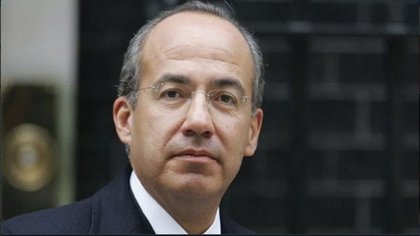  El expresidente mexicano Felipe Calderón 
TWITTER/@LOPEZDORIGA
