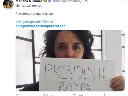 Varios cibernautas se manifestaron contra la postura de AMLO en torno a la candidatura de Salgado Macedonio. Foto: Twitter