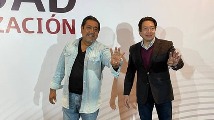 Mario Delgado ha señalado que no puede juzgar a Salgado Macedonio, por lo que se mantendrá como el candidato de Morena (Foto: Twitter @FelixSalMac)