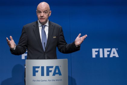 El presidente de la FIFA, Gianni Infantino. (Foto: EFE)