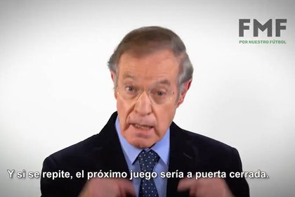 José Ramón Fernández se une a la campaña contra grito homofóbico en estadios (Foto: captura de pantalla Twitter @miseleccionmx)