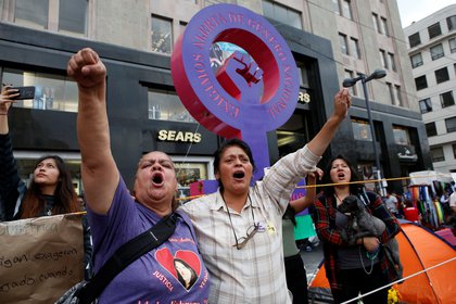 En la Ciudad de México existe la "Antimonumenta", que es de color morado (Foto: Reuters/Ginnette Riquelme)