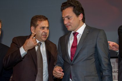 Alonso Ancira (ziquierda) y Emilio Lozoya están implicados en lavado de dinero en el caso Agro Nitrogenados: ambos colaborarán con la FGR (Foto: Cuartoscuro) 