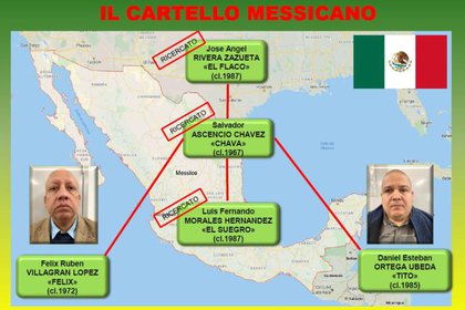 El Cártel de Sinaloa buscaba afianzar sus vínculos con la mafia en Italia (Foto: Guardia Di Finanza)