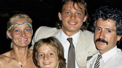 Luis Miguel y su familia, en tiempos felices