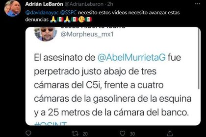 Cerca del lugar del crimen había cerca de 10 cámaras (Foto: Twitter/@AdrianLebaron)