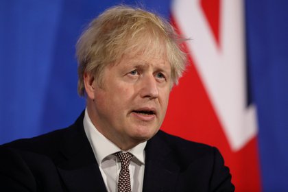 Boris Johnson anunció el nuevo plan de desconfinamiento del Reino Unido (Dan Kitwood/Pool via REUTERS)