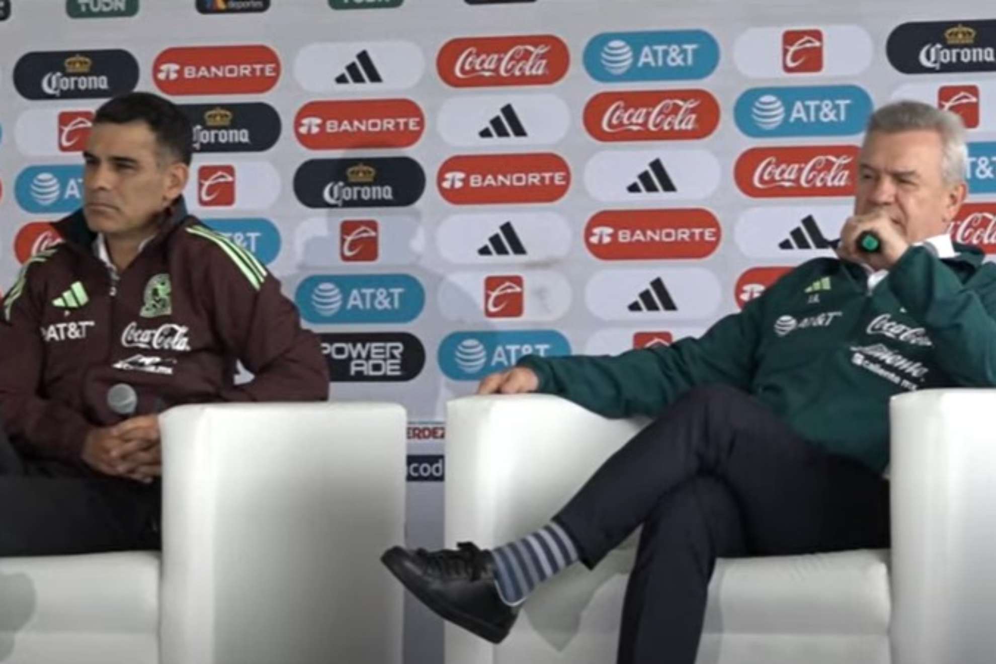 Presentación de Vasco Aguirre y Rafael Márquez en FMF