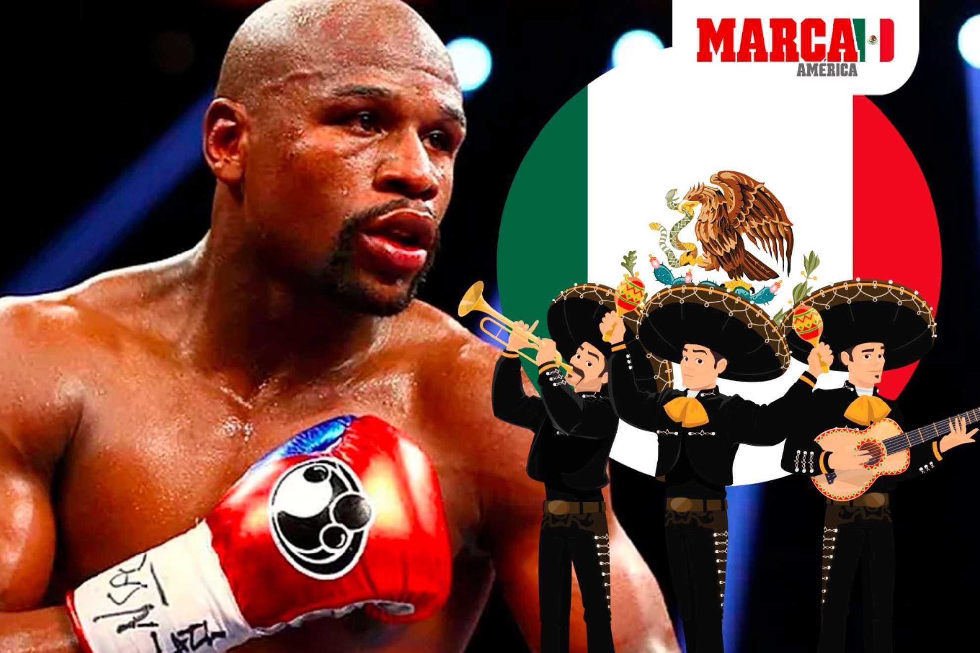 Mayweather recibió mariachis en CDMX