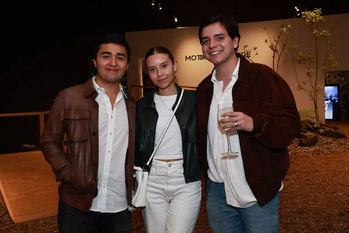 Rodrigo Chávez, Renata Córdova y Alejandro Rósales