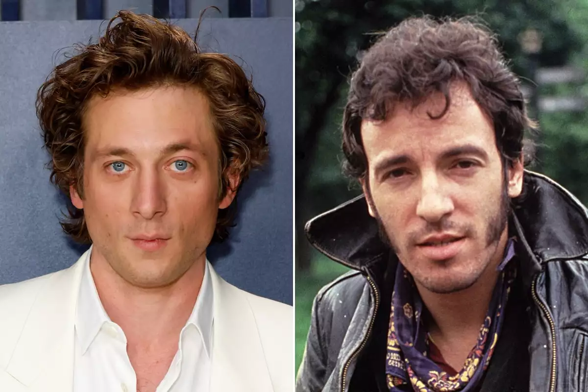 Jeremy Allen White y Bruce Springsteen