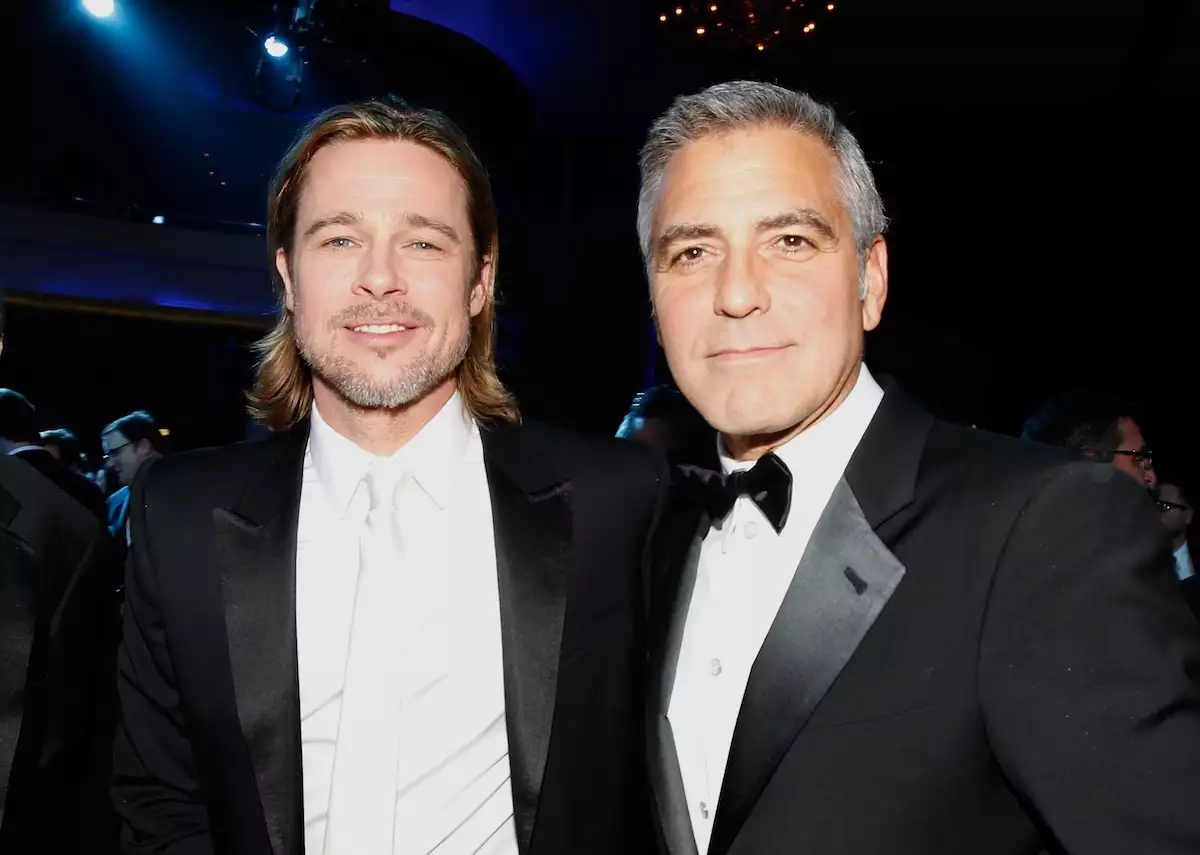 Brad Pitt y George Clooney