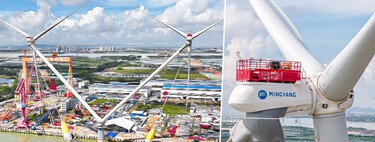 China ha instalado el aerogenerador flotante más potente del mundo. El objetivo: aprovechar la energía de los huracanes