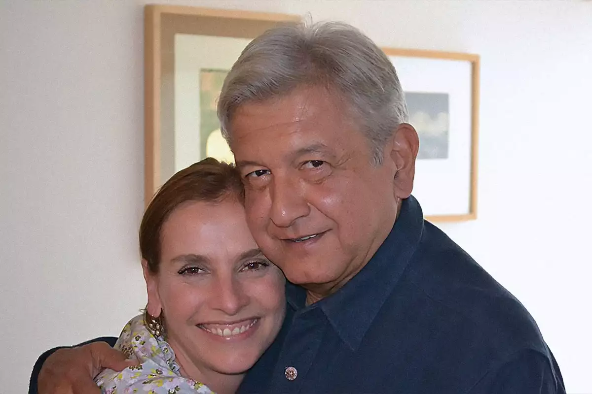 Beatriz Gutiérrez Müller y Andrés Manuel López Obrador