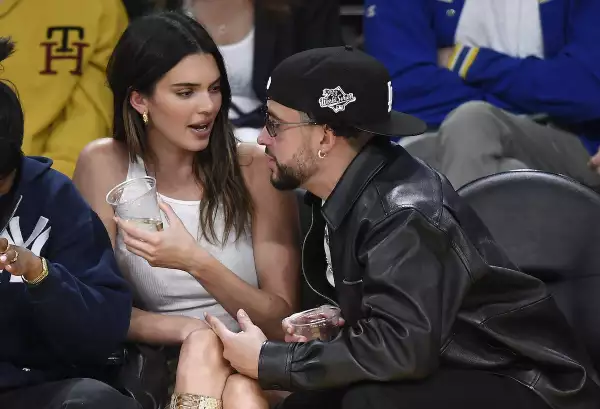 Celebrities At The Los Angeles Lakers Game