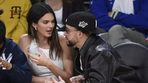 Celebrities At The Los Angeles Lakers Game