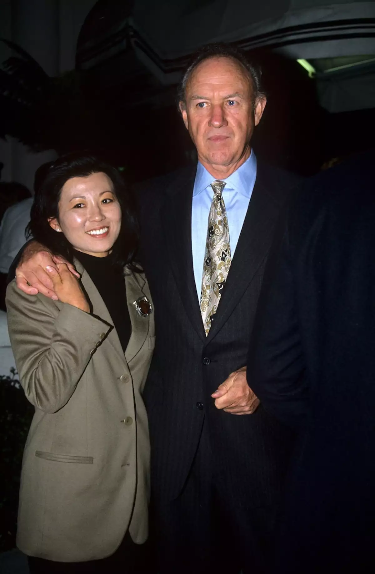 El actor estadounidense Gene Hackman y su esposa Betsy Arakawa