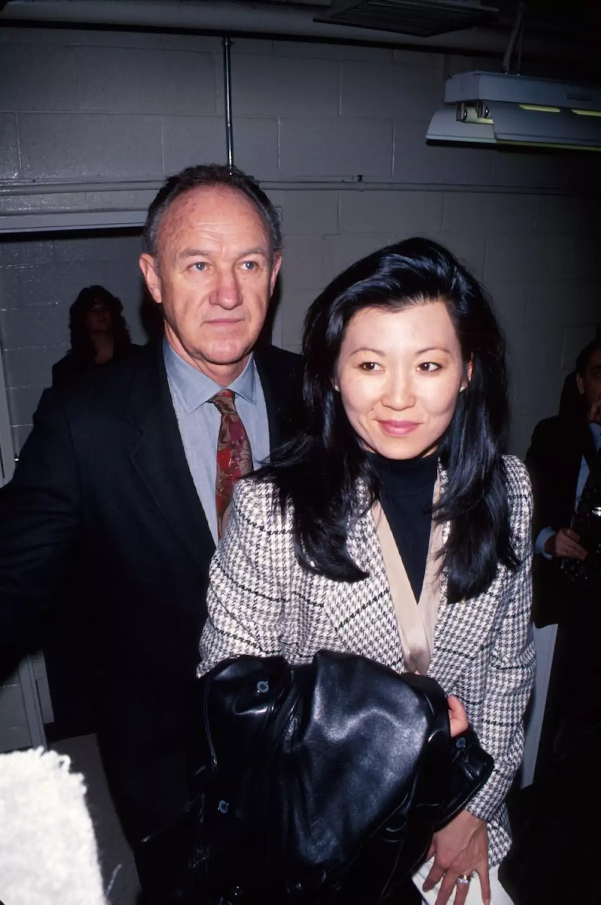 El actor estadounidense Gene Hackman y su esposa Betsy Arakawa