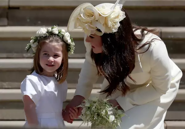 Kate Middleton y el vestido de la princesa Charlotte en la boda de Harry y Meghan