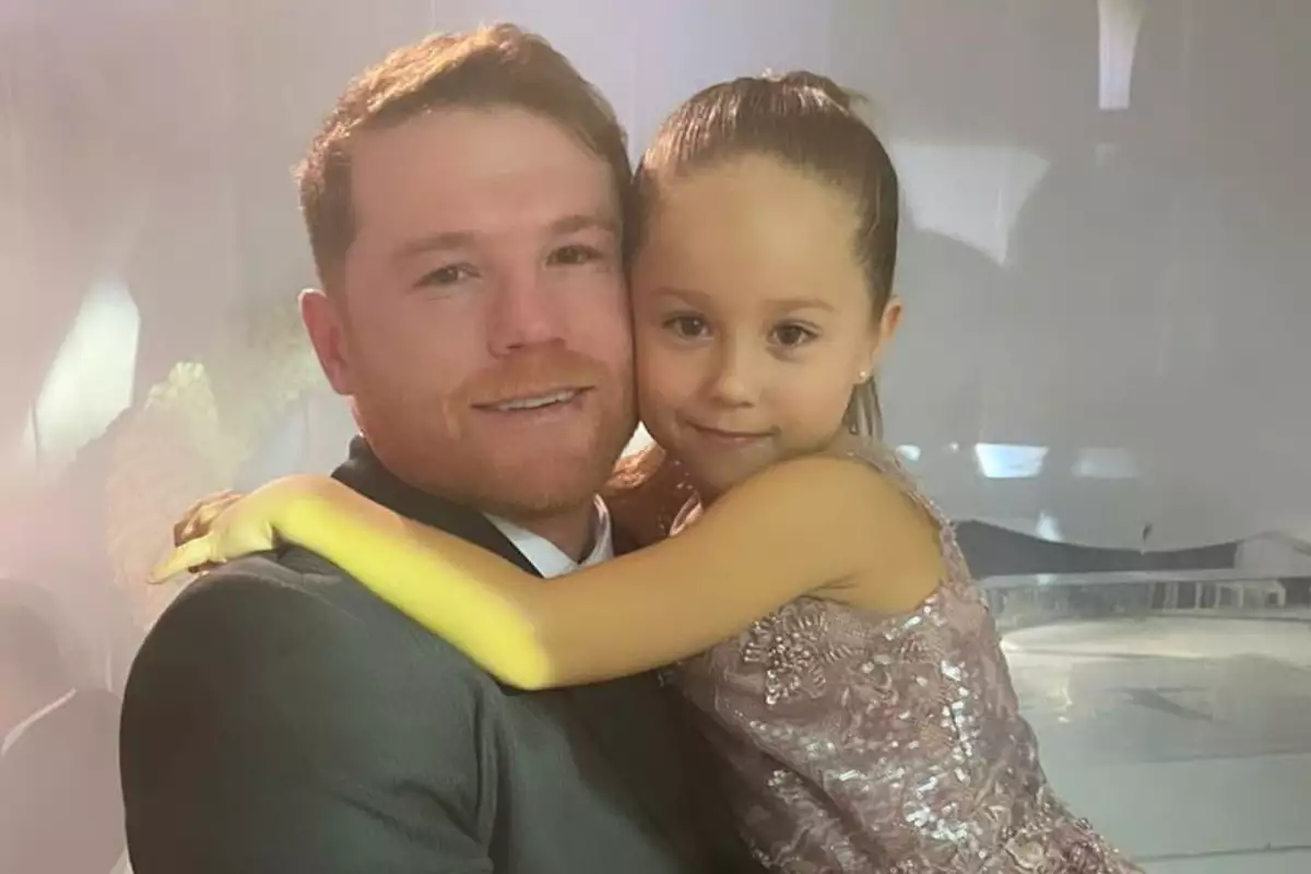 María Fernanda hija menor del Canelo Álvarez cantó en los XV años de su hermana Emily Cinnamon
