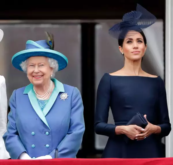 Reina Isabel II y Meghan Markle