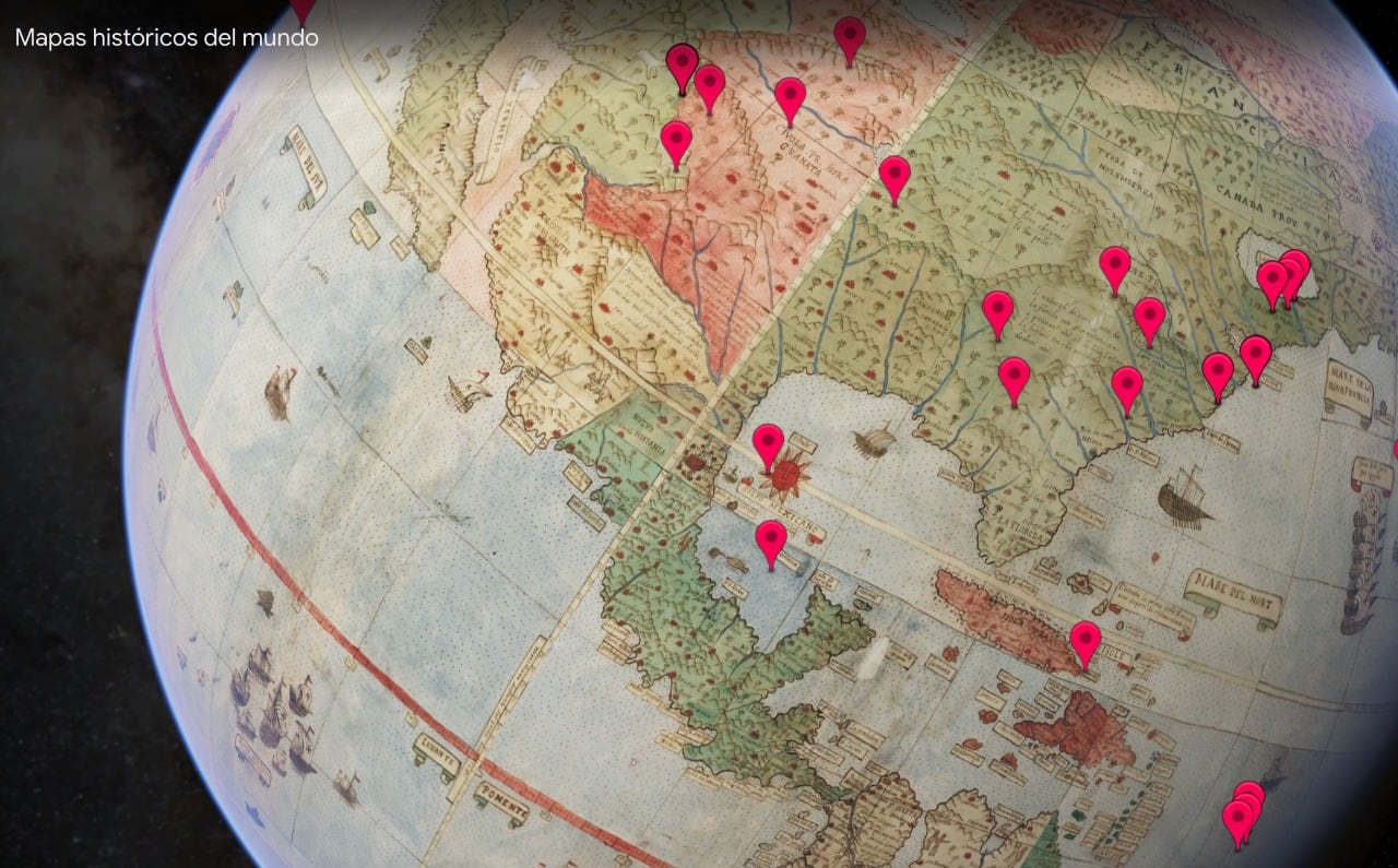 México en el mapa de Urbano Monte en Google Earth