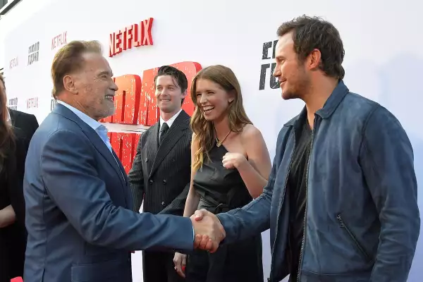 Arnold Schwarzenegger reúne a todos sus hijos en la alfombra roja de 'FUBAR'