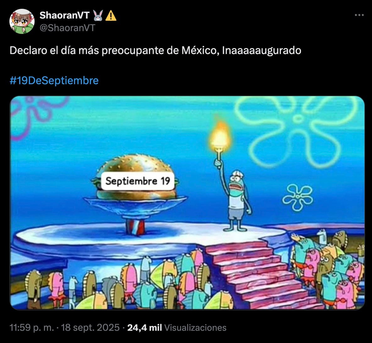 Meme del Simulacro Nacional 2025