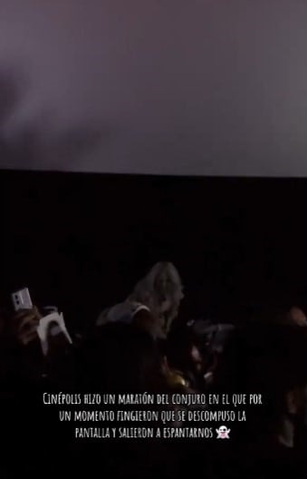 Cinépolis asustó a sus clientes en una función de El Conjuro