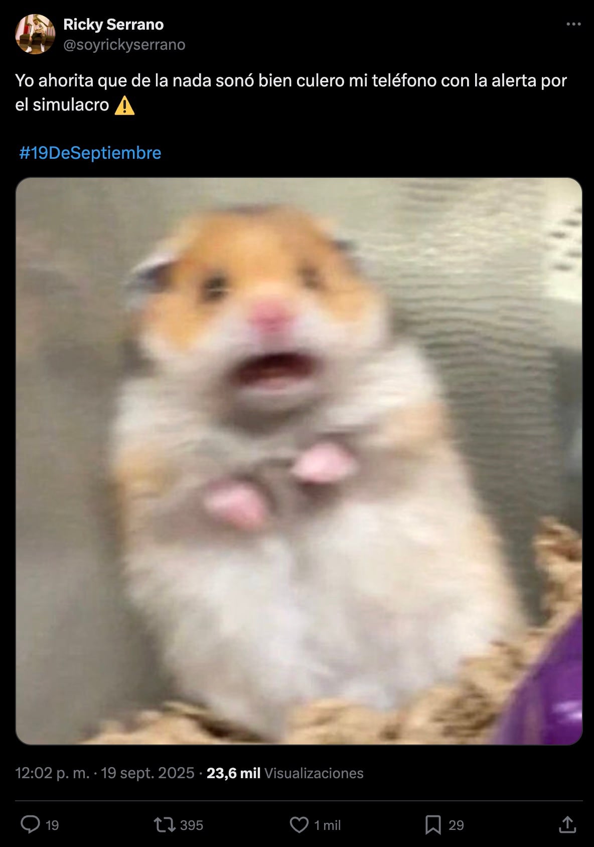 Memes por el Simulacro Nacional 2025