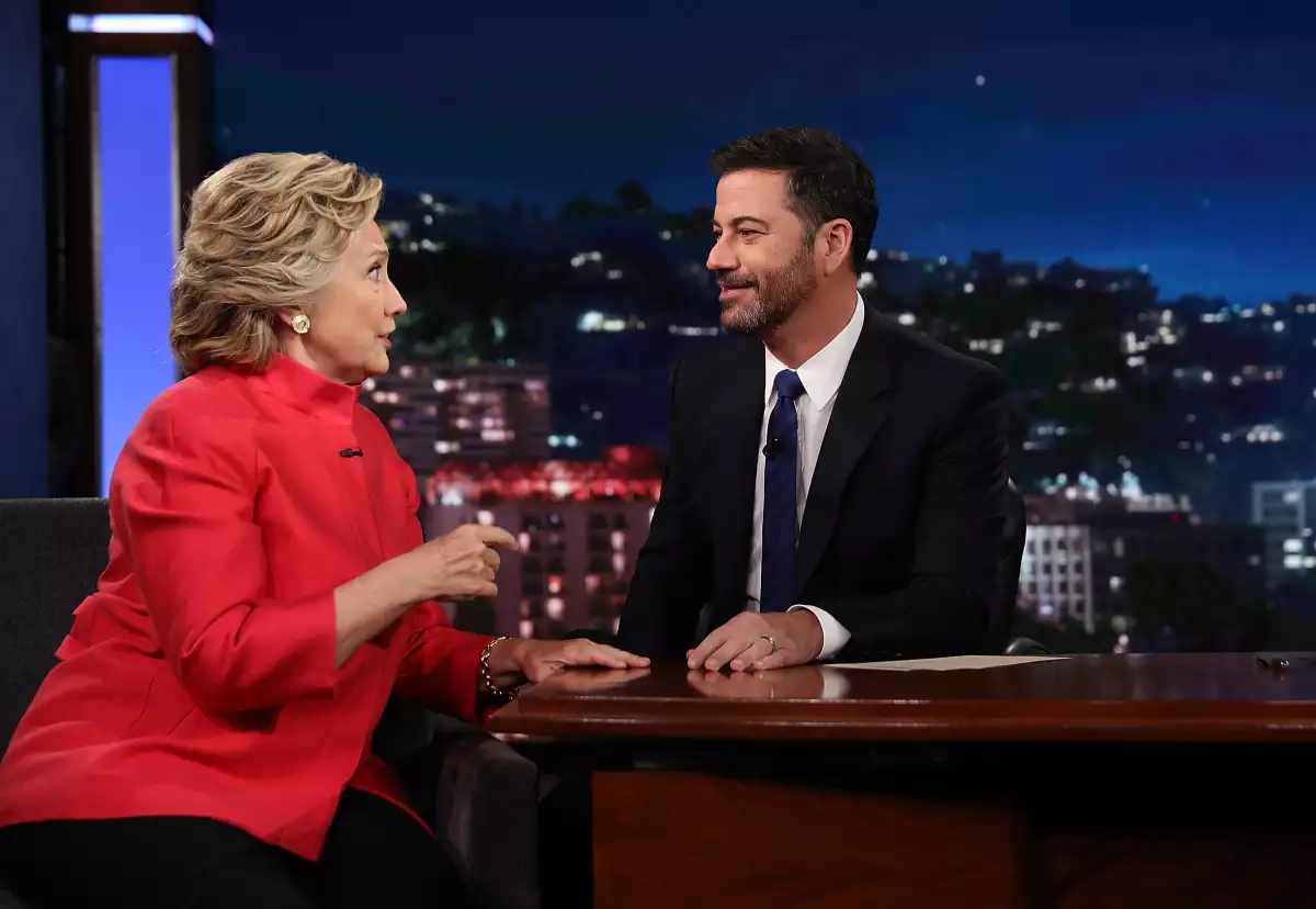 Hillary Clinton Tapes Appearance On "Jimmy Kimmel Live"