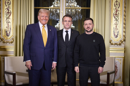 Paris Hosted A Trilateral Meeting Between Volodymyr Zelenskyy Emmanuel Macron And Donald Trump On 7 December 2024 2