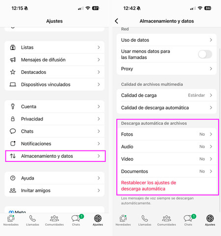 Whatsapp Limpiar