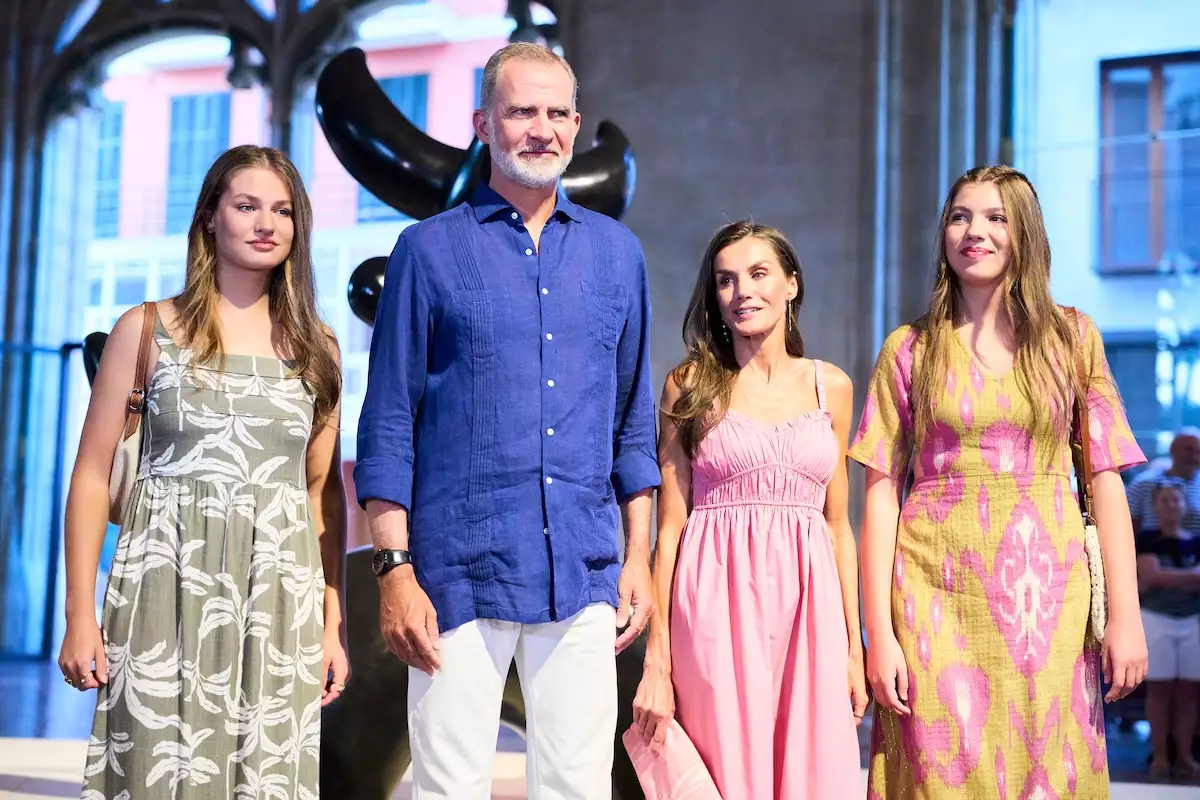 Familia Real de España en Palma de Mallorca en agosto de 2025